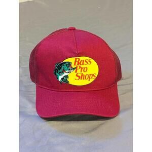 Bass Pro Shops Red Trucker Hat